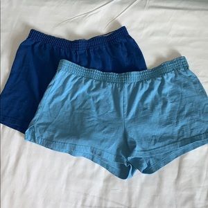 SOLD || Set of 2 rollable soffe shorts